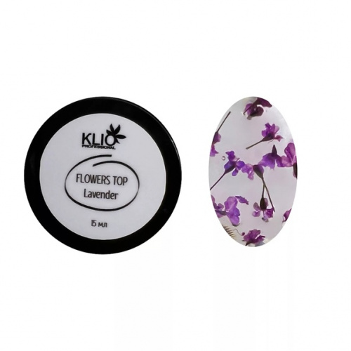 KLIO Топ с сухоцветами FLOWERS TOP Lavender 15 мл